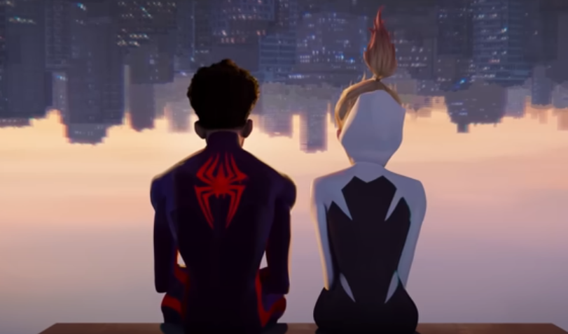 Screenshot of the animated movie Spider-Man: Across the Spider-Verse