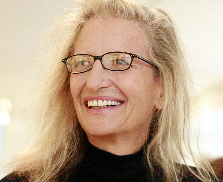 Annie Leibowitz in black  top