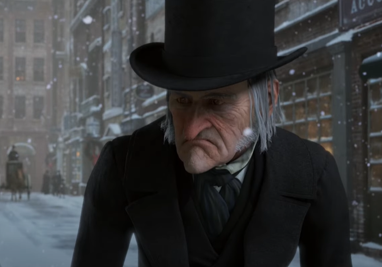 Screenshot from the animated movie - A Christmas Carol (2009)