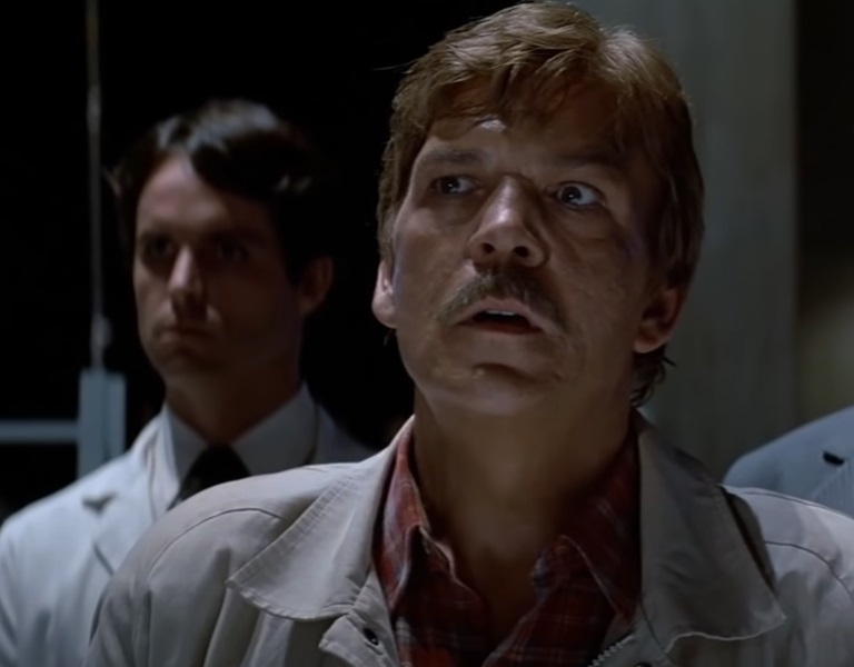 Screenshot from the film Halloween III: Season of the Witch (1982)