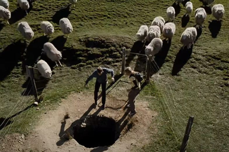 A screenshot of the movie Black Sheep