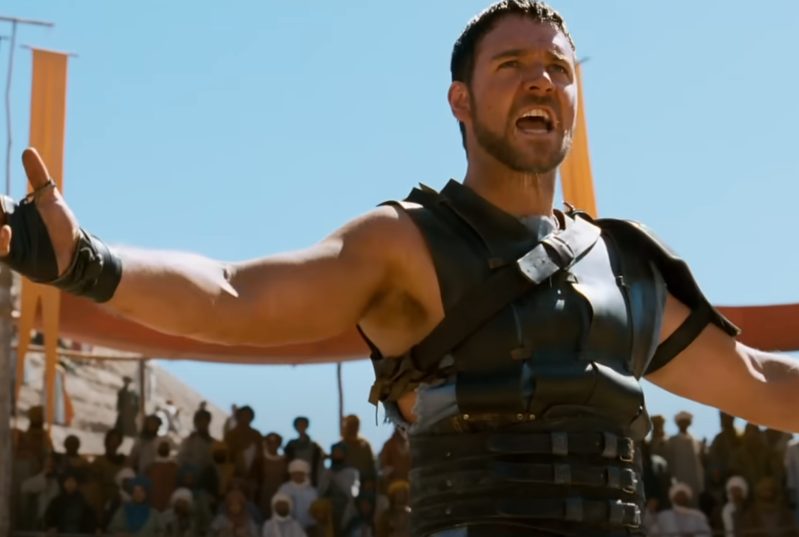 A screenshot of the movie Gladiator