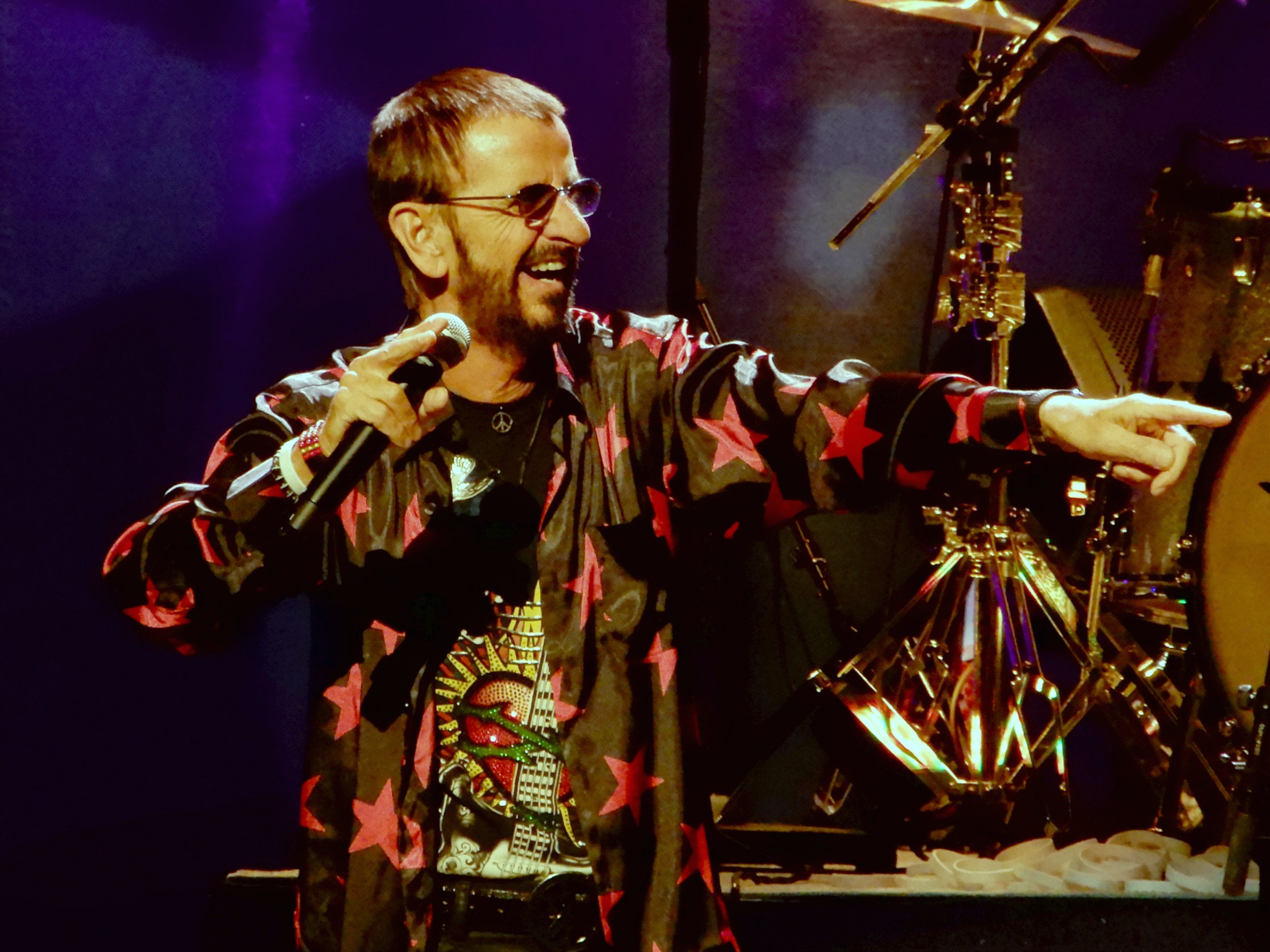 Ringo Starr At The Beacon Theater performing