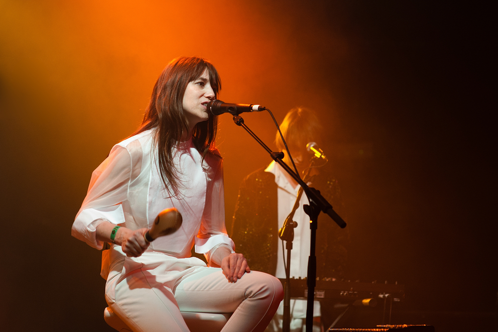 Charlotte Gainsbourg performs at Razzmatazz on May 16, 2012
