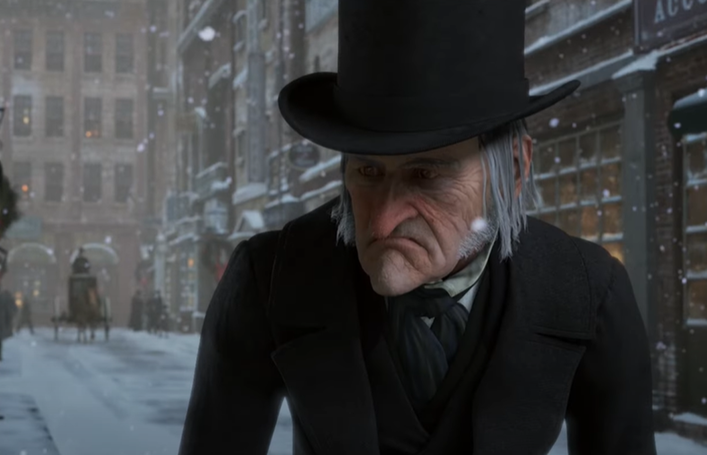 Screenshot from the animated movie - A Christmas Carol (2009)