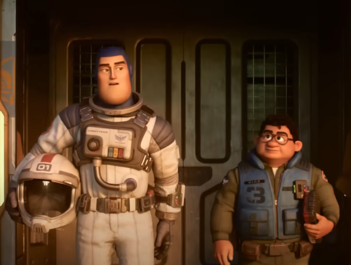 Screenshot from the animated movie - Lightyear (2022)