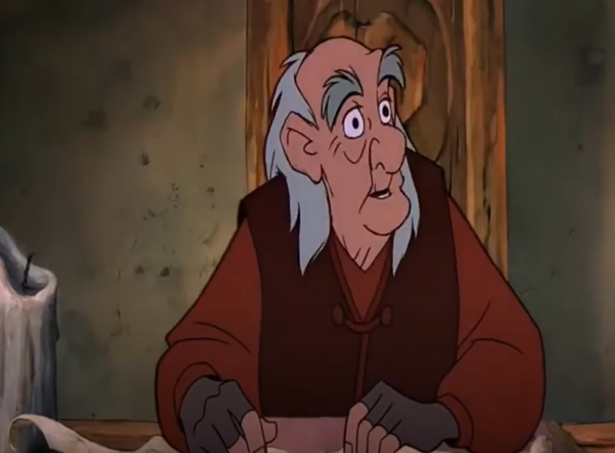 Screenshot from the animated movie - The Black Cauldron (1985)