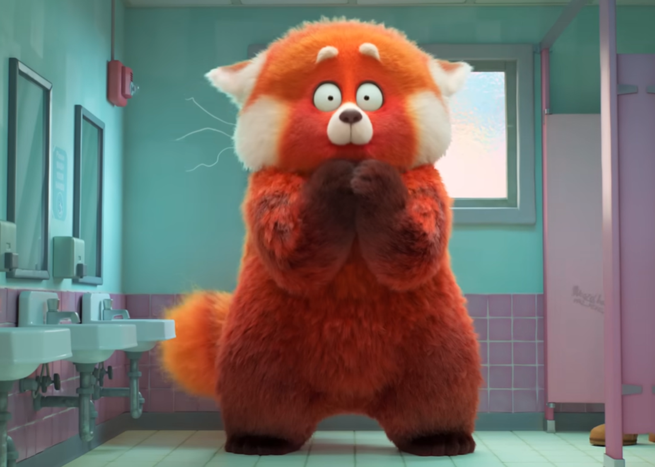 Screenshot from the animated movie - Turning Red (2022)