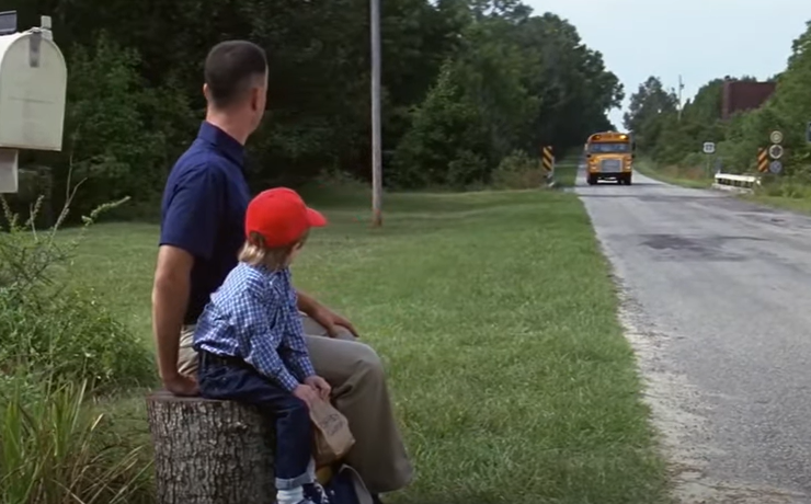 Screenshot of the movie Forrest Gump