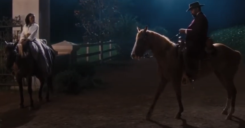 Screenshot of the movie Django Unchained