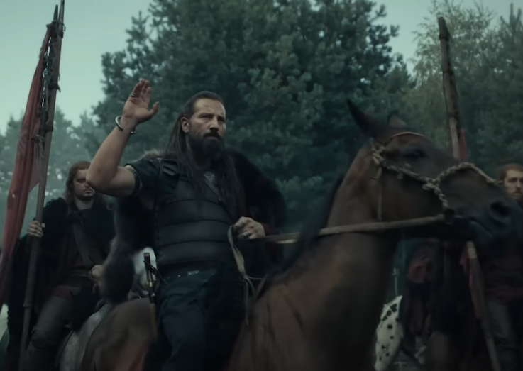 A screenshot of the TV Show Barbarians