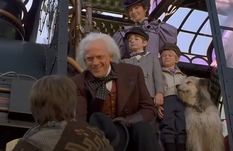 Screenshot of the movie  Back to the Future Part III