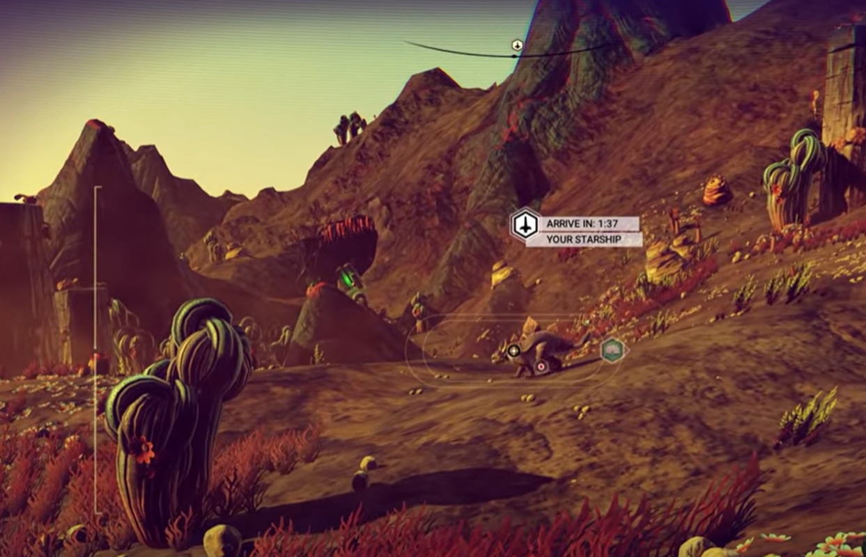 Screenshot from the game - No Man's Sky (2016)