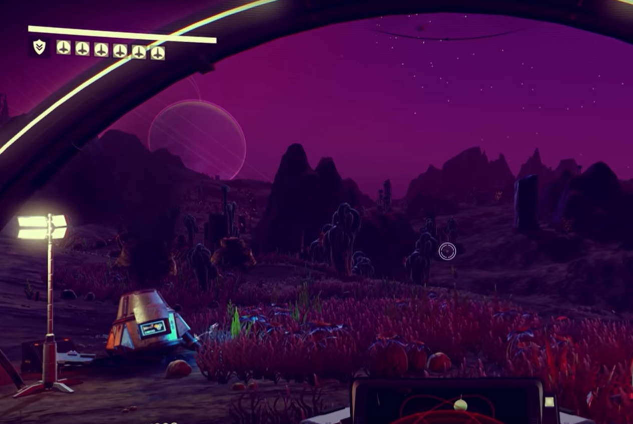 Screenshot from the game - No Man's Sky (2016)