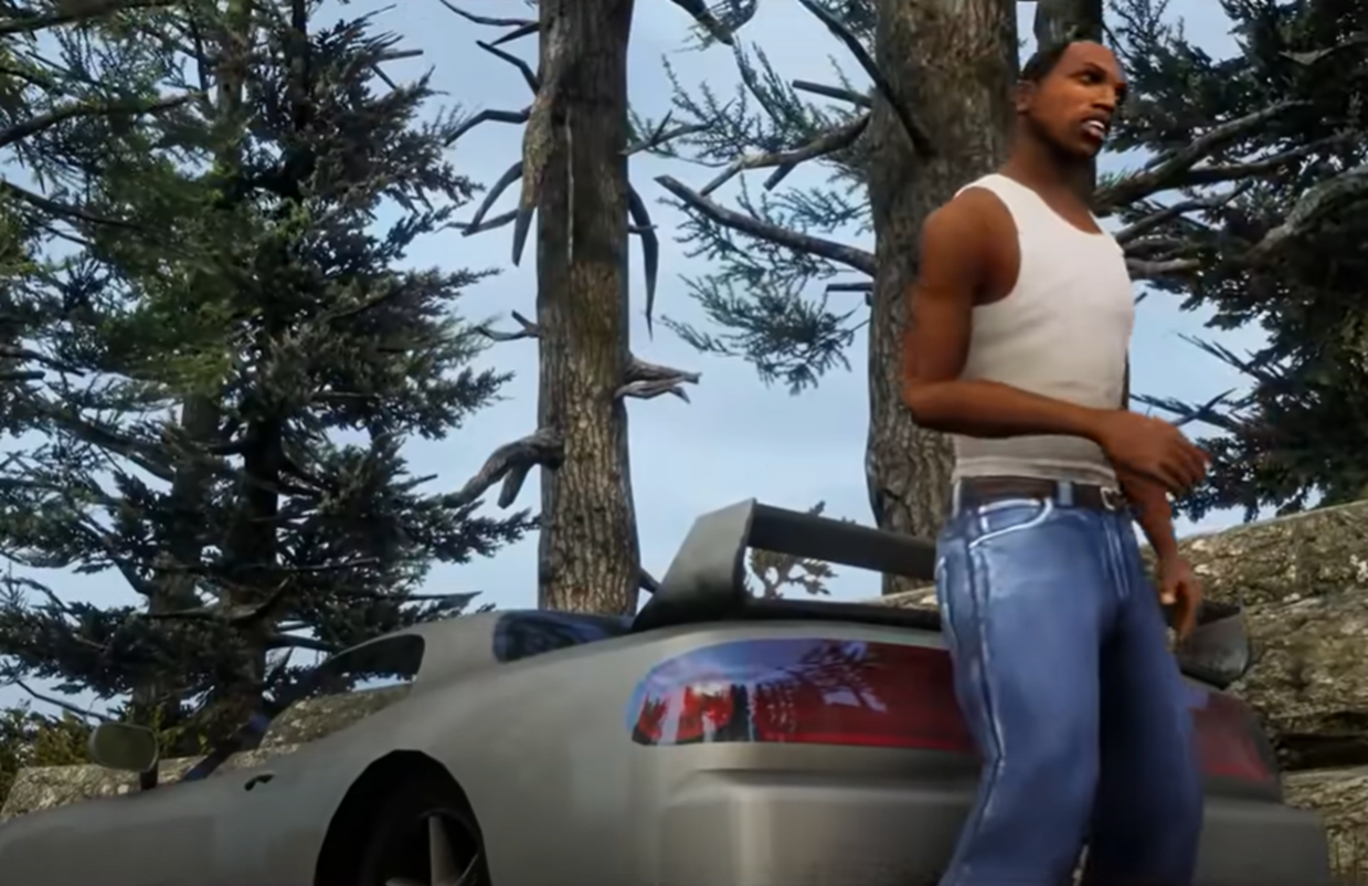 Screenshot from the game - Grand Theft Auto: The Trilogy – The Definitive Edition (2021)