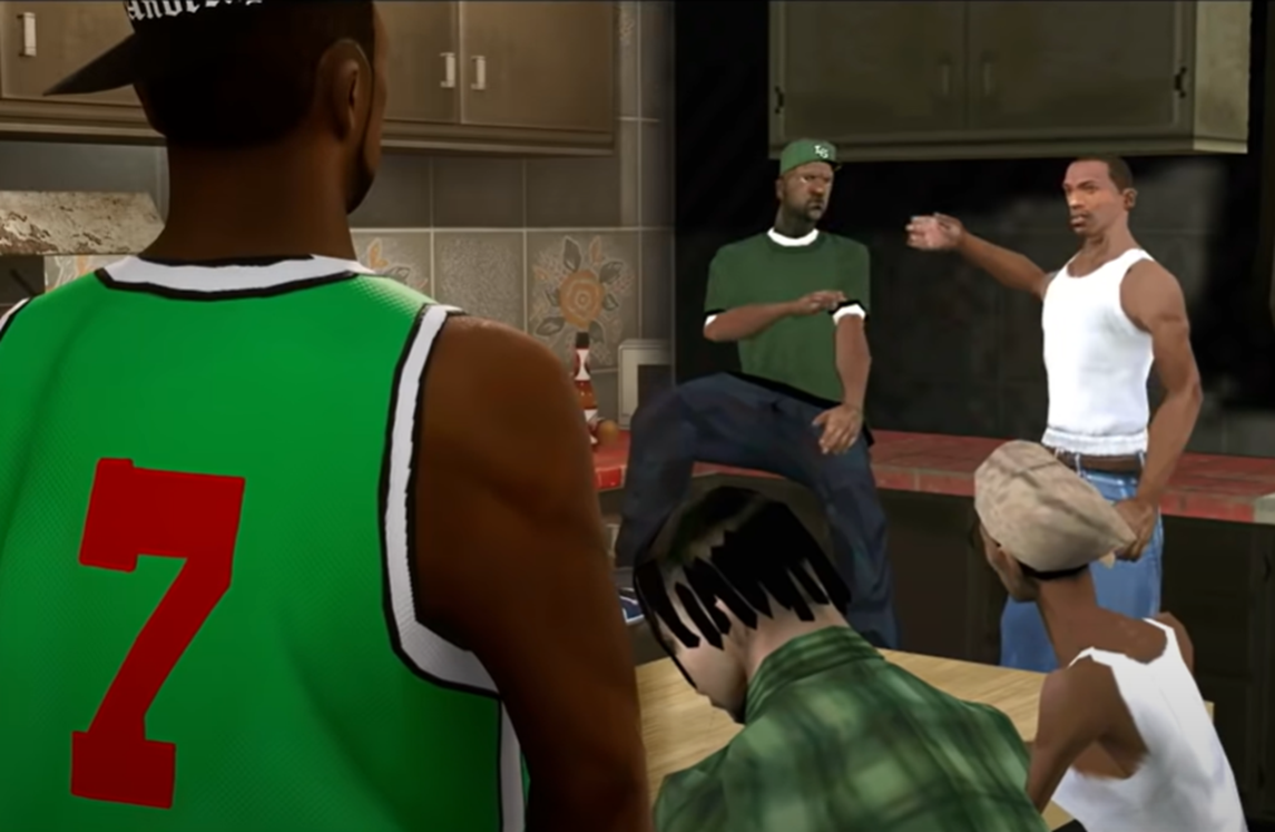 Screenshot from the game - Grand Theft Auto: The Trilogy – The Definitive Edition (2021)