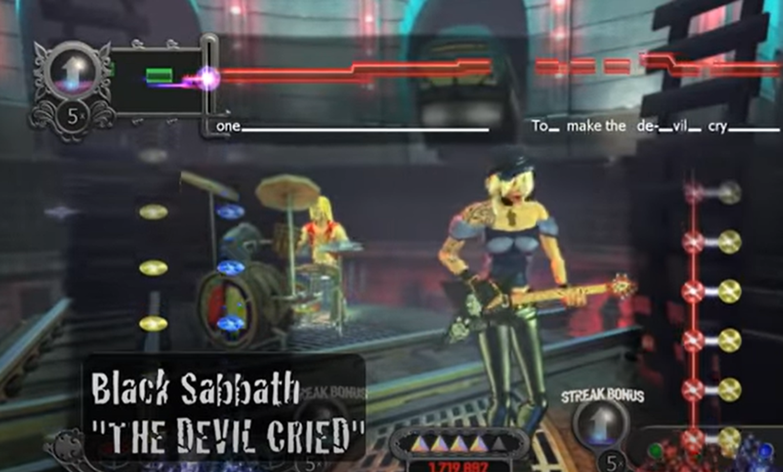 Screenshot from the game - Power Gig- Rise Of The Sixstring (2010)