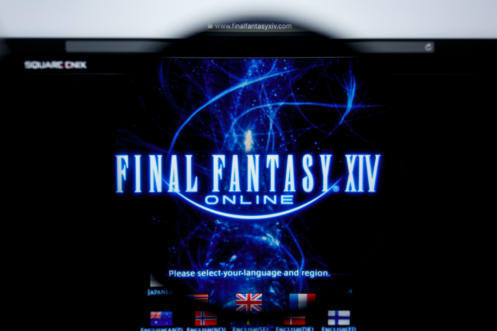 FINALFANTASYXIV.COM website homepage
