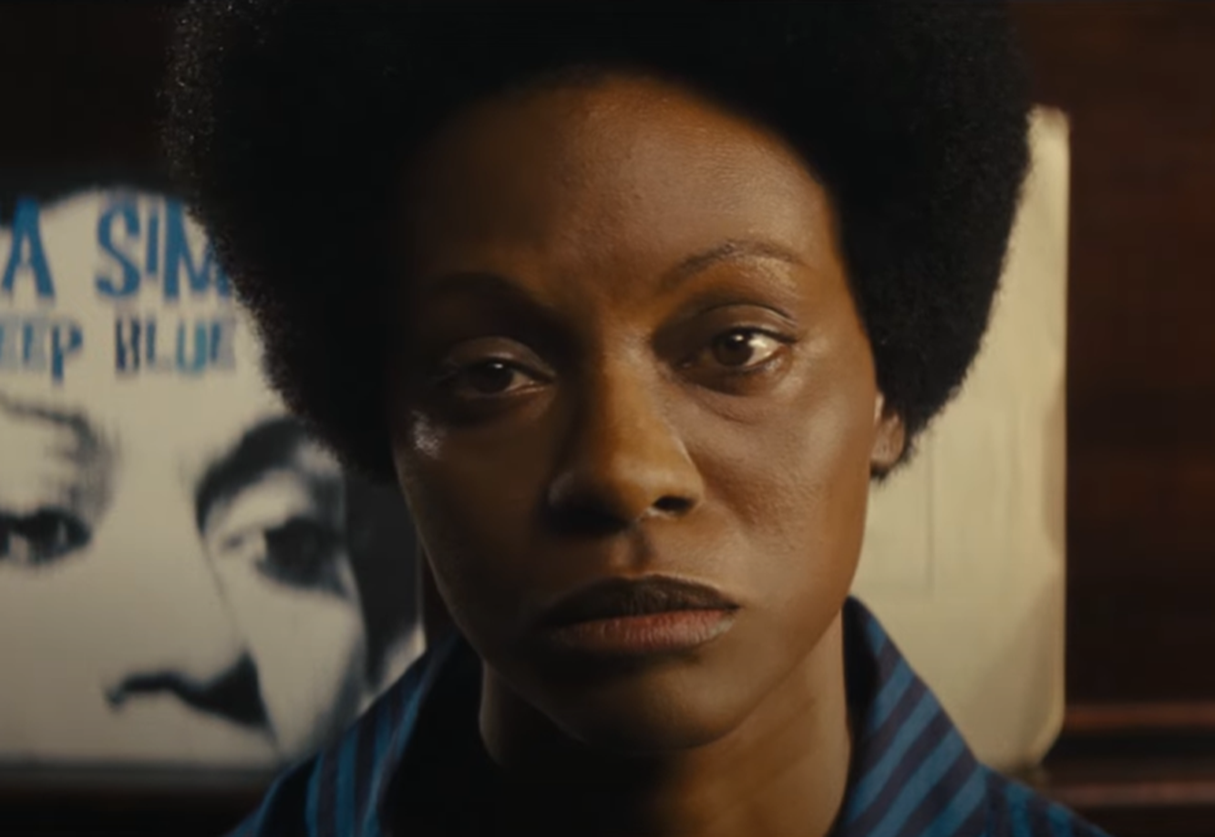 Screenshot of Zoe Saldana (Nina Simone) from - Nina (2016)