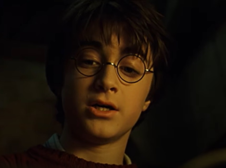 Screenshot from the film Harry Potter and the Chamber of Secrets (2002)