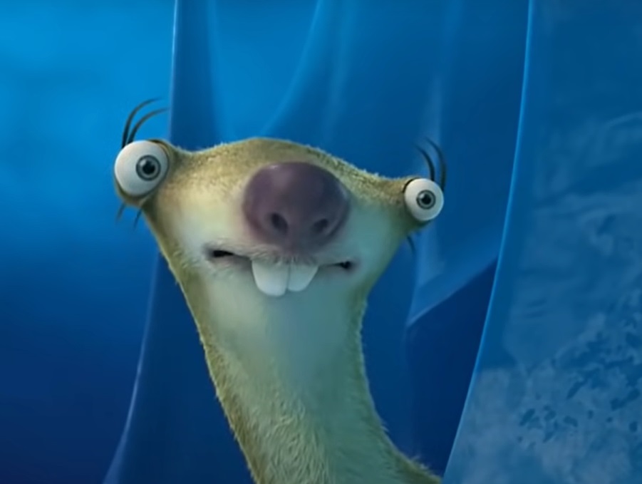 Screenshot from the film Ice Age: Dawn of the Dinosaurs (2009)