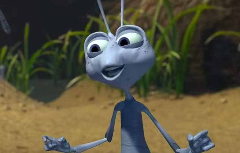Screenshot of the movie A Bug's Life