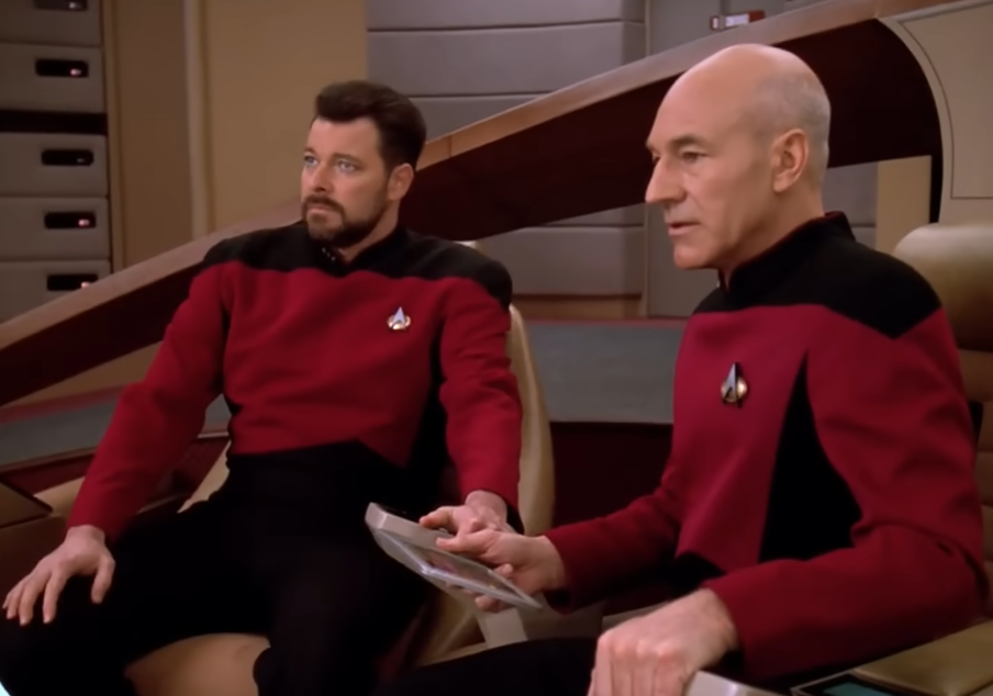 Screenshot from the TV series Star Trek: The Next Generation (1987-1994)