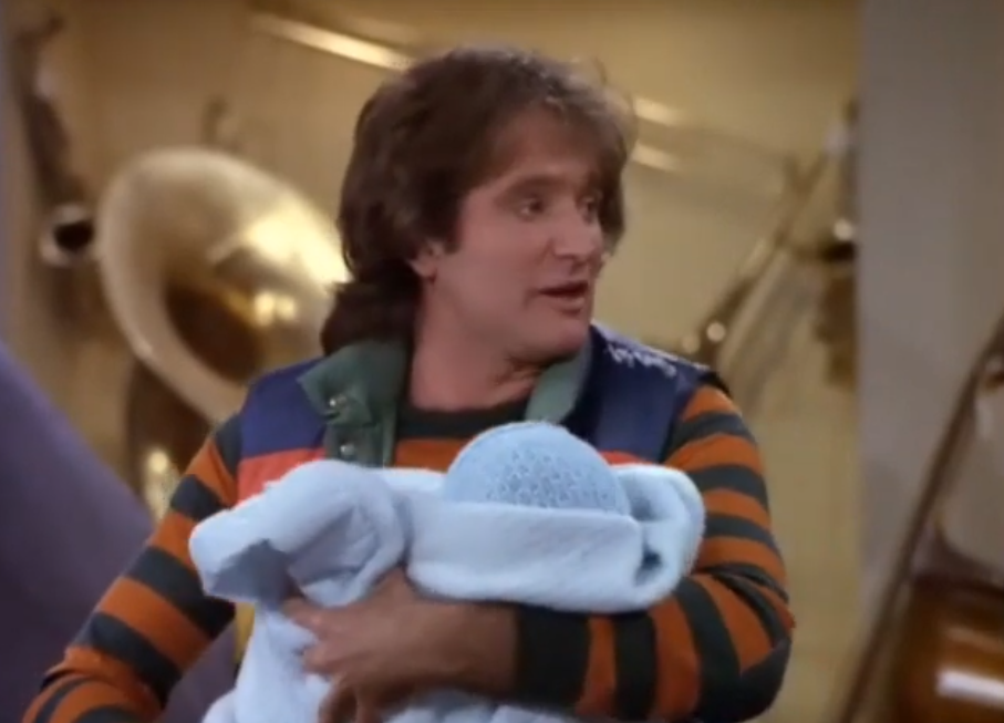 Screenshot from the TV series Mork & Mindy (1978-1982)