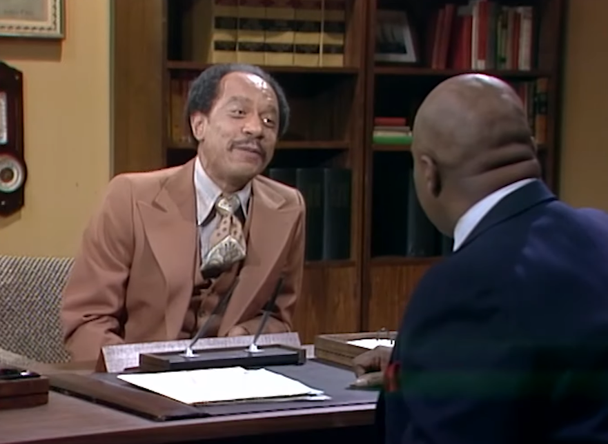 Screenshot from the TV series The Jeffersons (1975-1985)