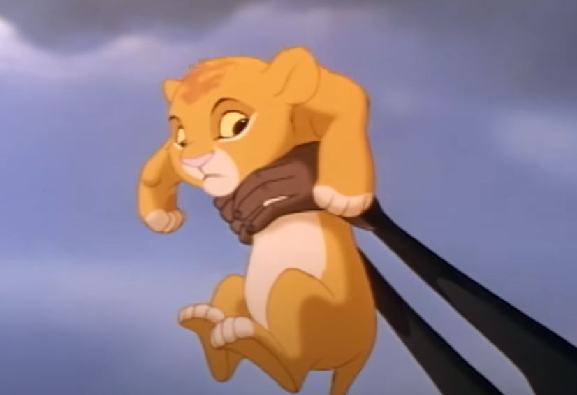 Screenshot of the movie The Lion King