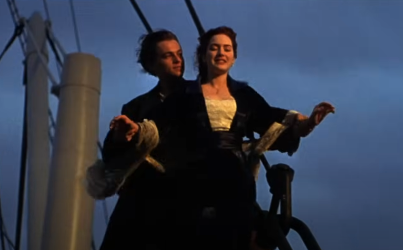 Screenshot of the movie Titanic