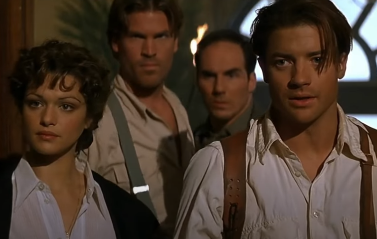 Screenshot of the movie The Mummy