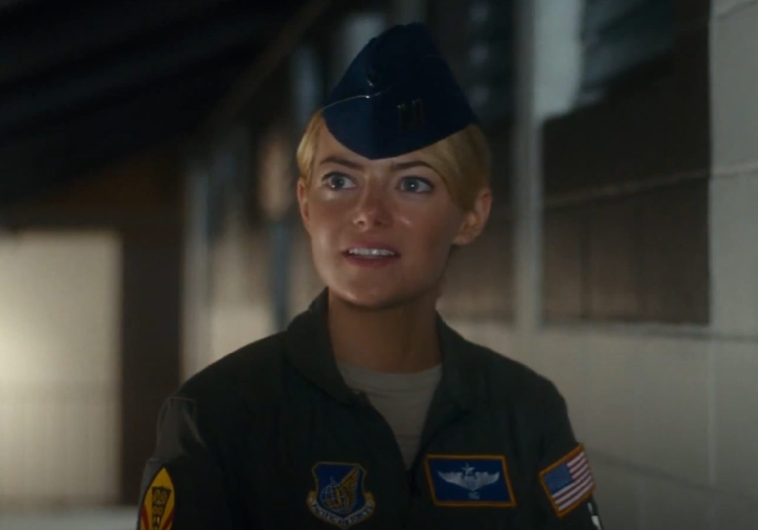 Screenshot of Emma Stone (Allison Ng) from - Aloha (2015)