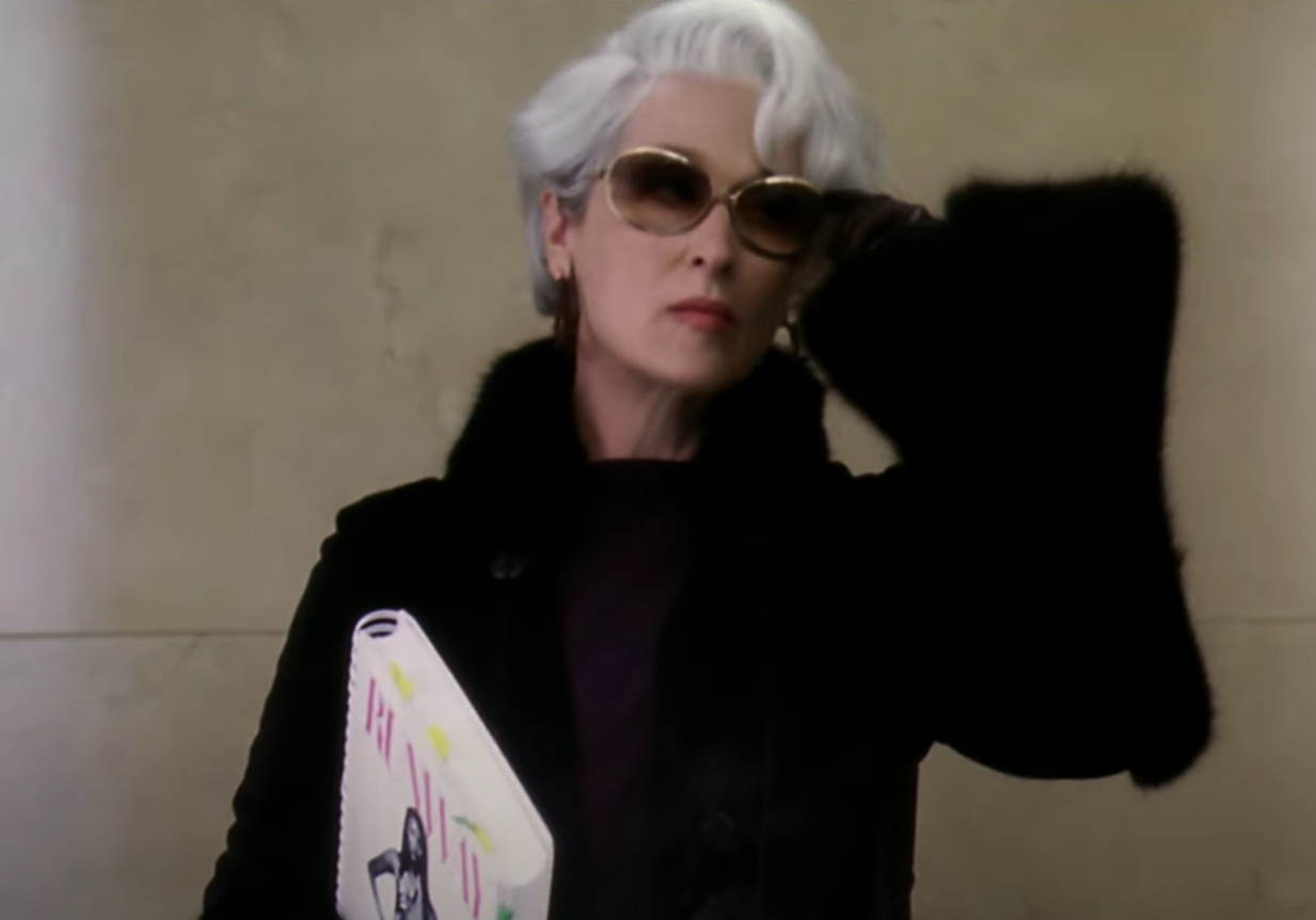 Screenshot from the movie - The Devil Wears Prada (2006)