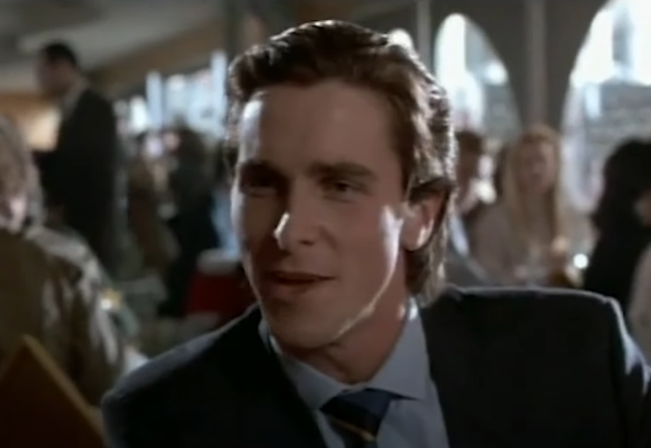 Screenshot from the movie American Psycho (2000)
