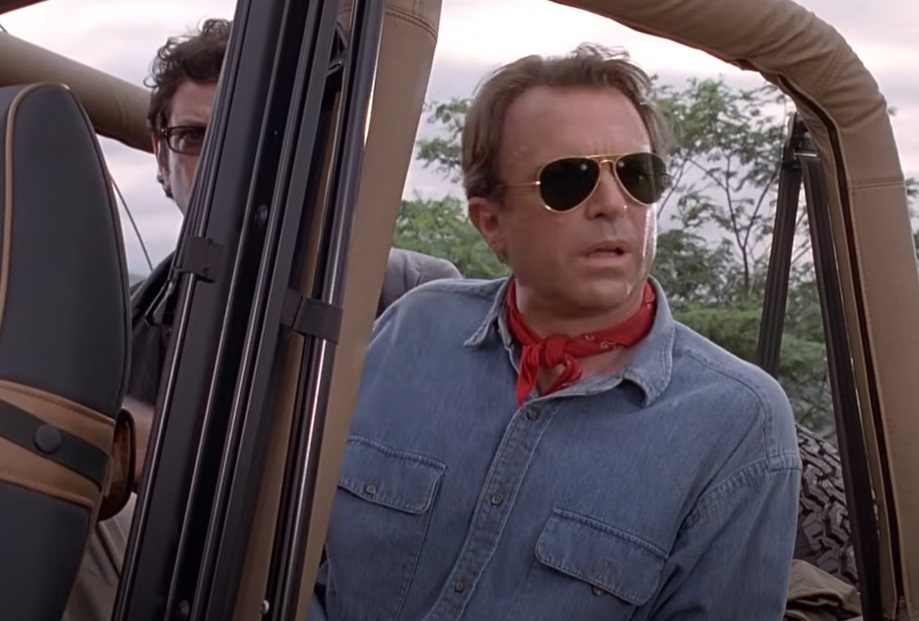 Screenshot from the film Jurassic Park (1993)