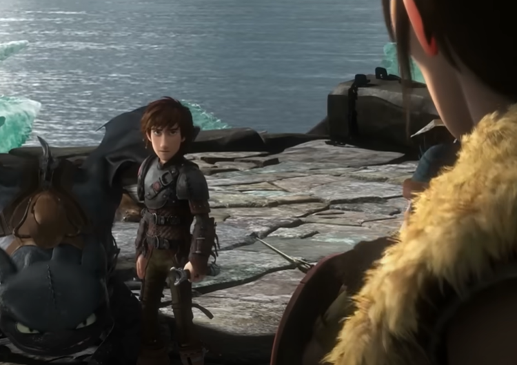 Screenshot of the animated movie How to Train Your Dragon 2
