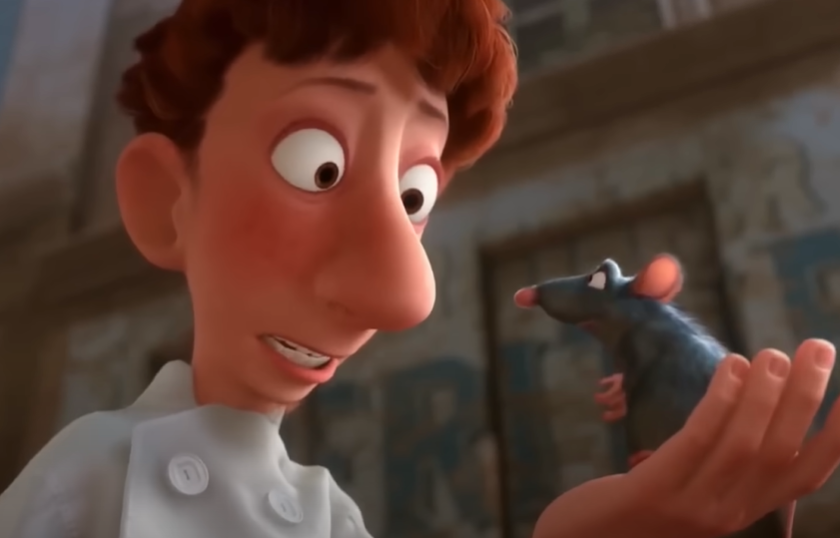 Screenshot of the animated movie Ratatouille