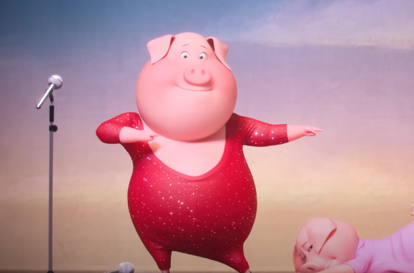 Screenshot of the animated movie Sing