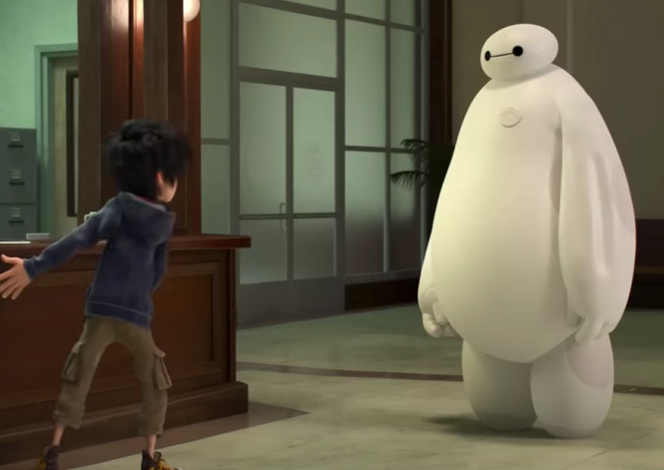 Screenshot of the animated movie Big Hero 6