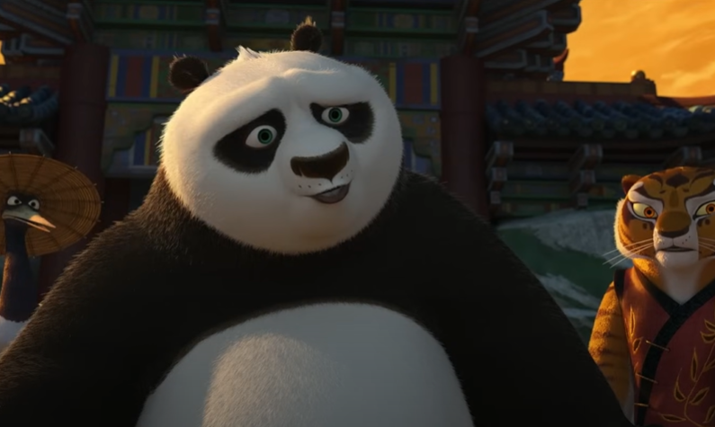 Screenshot of the animated movie Kung Fu Panda 2