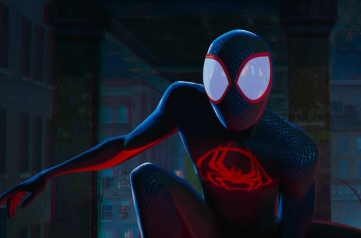 Screenshot of the animated movie Spider-Man: Across the Spider-Verse