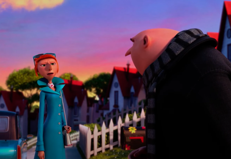 Screenshot of the animated movie Despicable Me 2