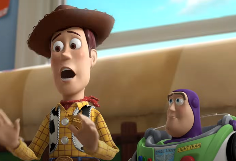 Screenshot of the animated movie Toy Story 3