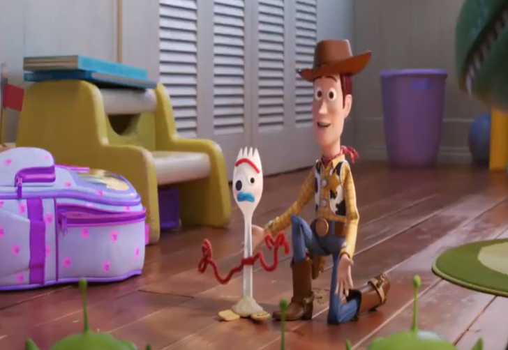 Screenshot of the animated movie Toy Story 4