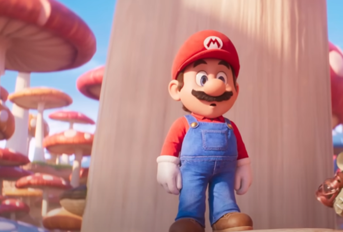 Screenshot of the animated movie The Super Mario Bros. Movie