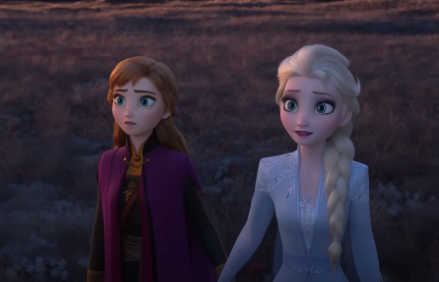 Screenshot of the animated movie Frozen II