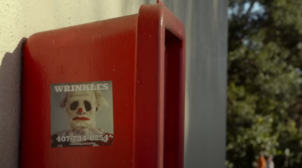 Screenshot from Wrinkles the Clown (2019)