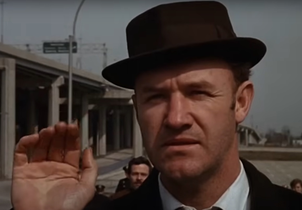 Screenshot from the film The French Connection (1971)