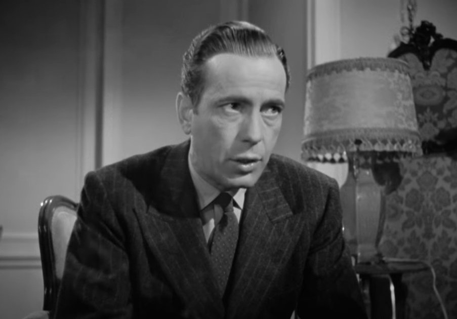 Screenshot from the film The Maltese Falcon (1941)